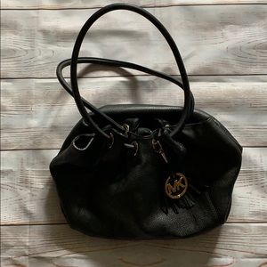 Michael Kors Black Leather Bag